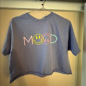 Kouvr Merch | mood cropped T-shirt
